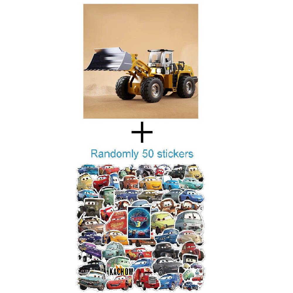 1:32 Alloy Engineering Forklift Diecast Model Toys Car with Spray Sound Light Front Wheel Steering Vehcies Kids Interactive Toys