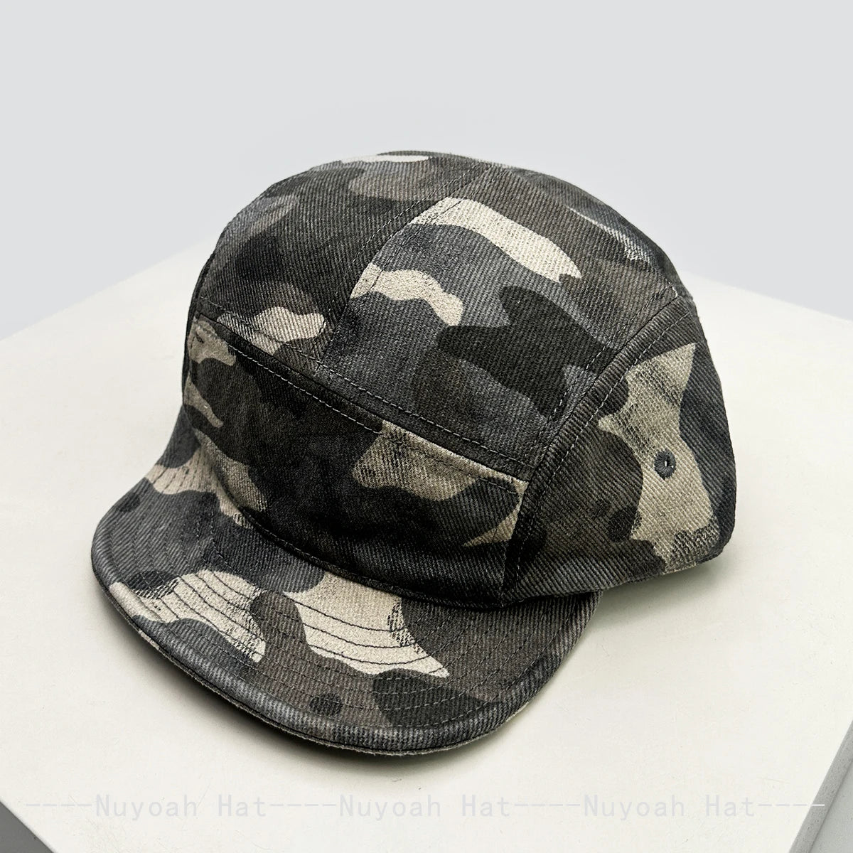New Men Women American Retro Camouflage Color Baseball Hats Sunshade Street Versatile Peaked Caps Short Eave Fashion Personal