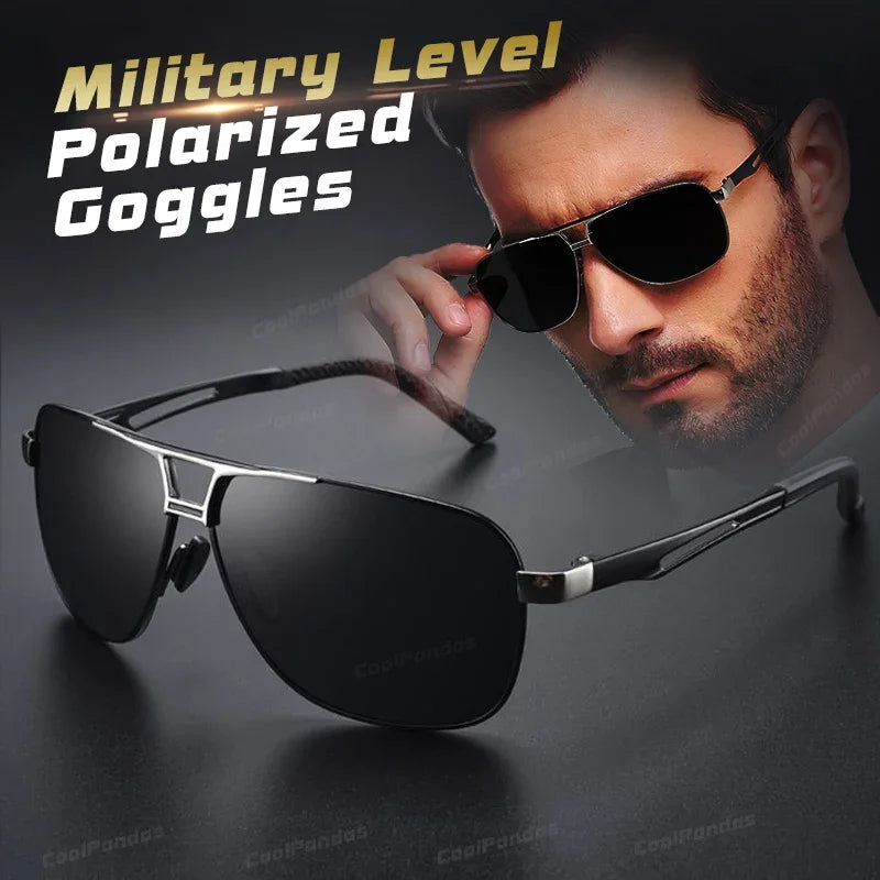Sunglasses for Men Polarized UV Protection Travel Driving Glasses Retro Cycling Shades