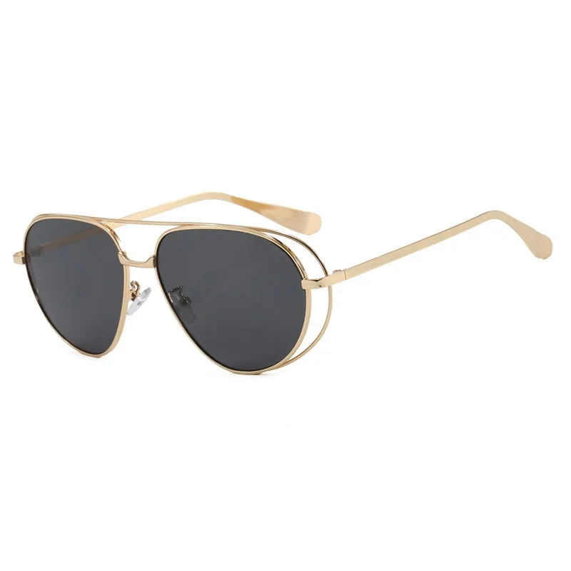 JNPCXI New Fashion Luxury Round Sunglasses for Women Men High Quality Trending Shades UV400 Eyewear