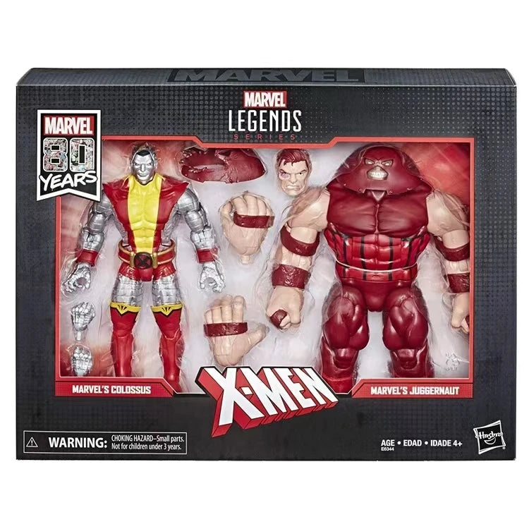 Original Hasbro Marvel Legends Series Colossus Juggernaut 80th Anniversary Action Toy Figure