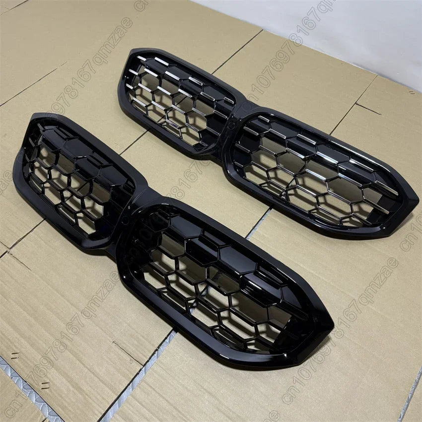 For BMW 3 Series G20 G21 2022-2025 330i 320d M340i Front Kidney Double Slat Diamond Grille Grill Center Grid Mesh Tuning Part
