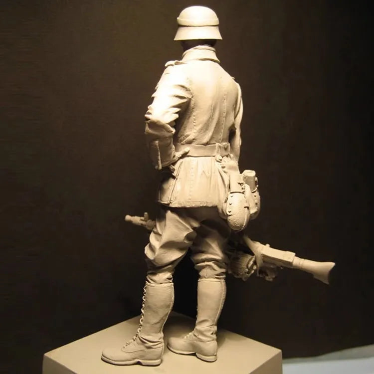 1: 16 Casting Resin Model Grey Kit African Infantry GK Model 1-Person Model Requires Assembly Unpainted