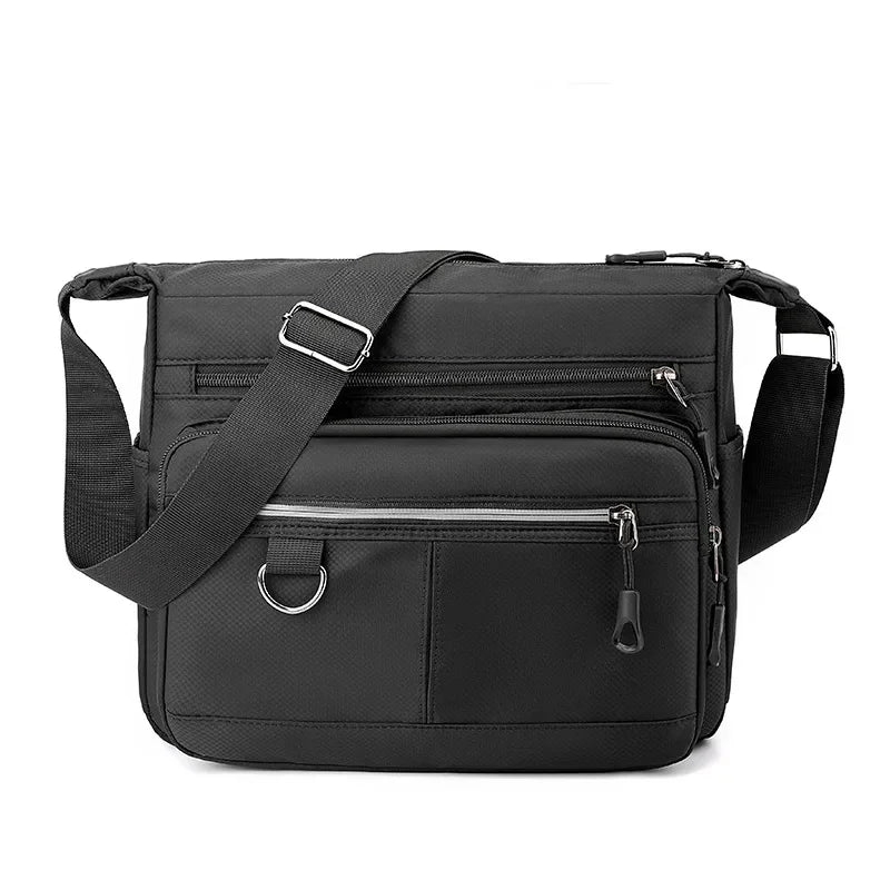 2026 New Shoulder Men's Bag Waterproof Oxford Luxury Design Crossbody Handbag Large Capacity Messenger Bags for Men