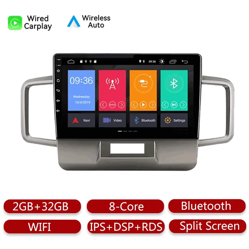Carplay Car Radio For Honda Freed 1 2008-2016 Car Multimedia Player GPS Navigation Stereo Video Player
