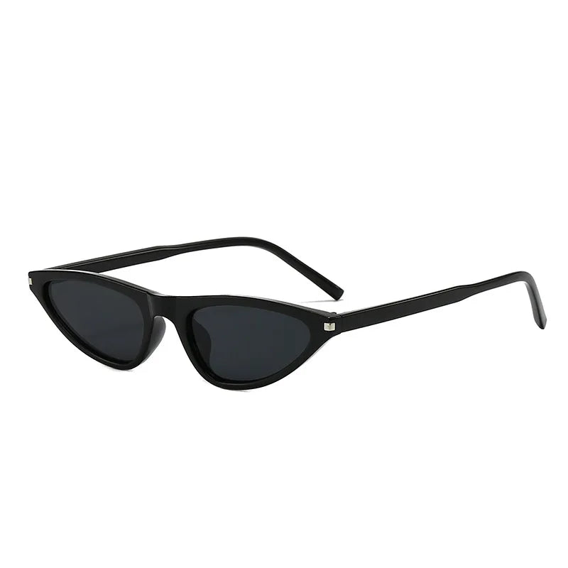 JNPCXI Y2K Punk Sexy Cat Eye Sunglasses Women Luxury Fashion Small Frame Triangle Sun Glasses Vintage Outdoor Shades UV400