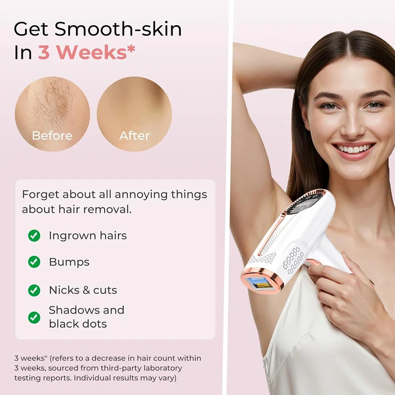 Permanent IPL Laser Hair Removal Epilator Women Men Facial Body Shavers