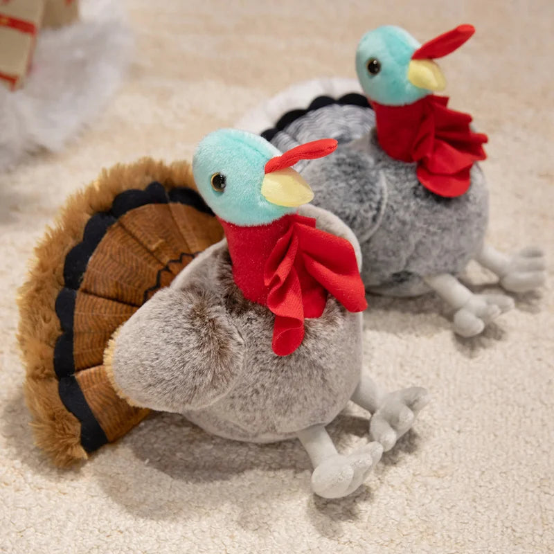 Chubby Rooster Hen Black-bone Chicken Fluffy Simulation Animal Poultry Stuffed Soft Lifelike Huggable Pillow