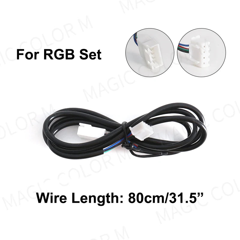 Extension Wire Cable / Color Changing Switch for 18 in 1 14 in 1 10 in 1 6 in 1 Full Colors RGB Car Ambient Light Accessories
