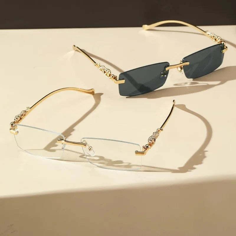 Two Pairs of Stylish Square Glasses for Men Suitable for Everyday Wear.