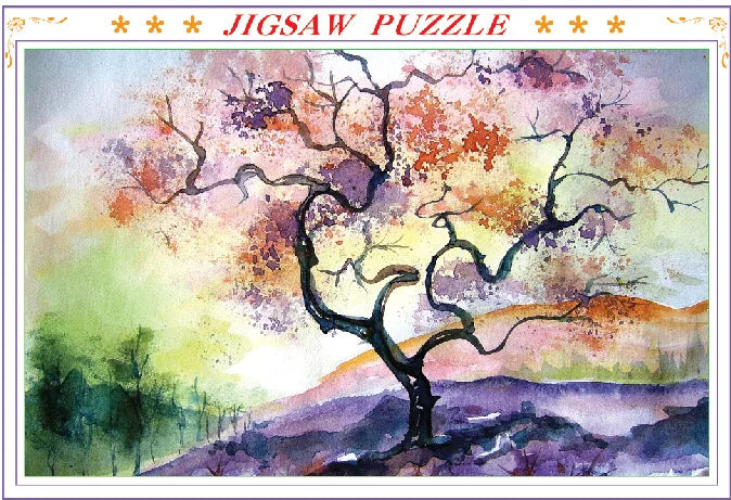 75*50cm 1000PCS Paper Jigsaw Puzzle Landscape Famous Painting Puzzle Character Series Series Home Decaoration Gift