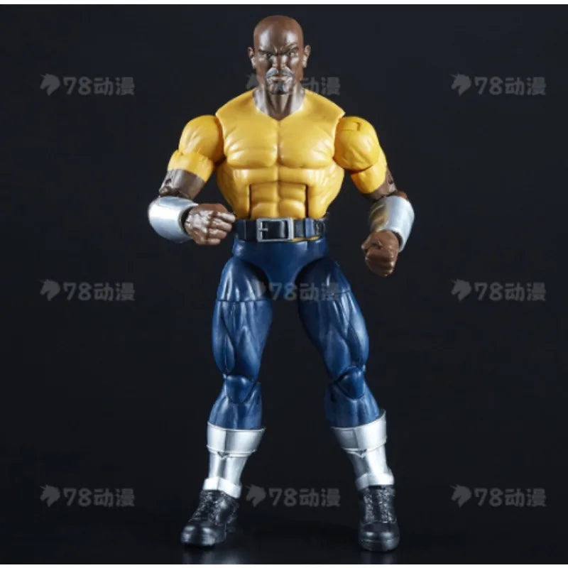 Original Hasbro Marvel Legends Series The Defenders Daredevil & Jessica Jones & Luke Cage & Iron Fist Anime Figure Toy Model