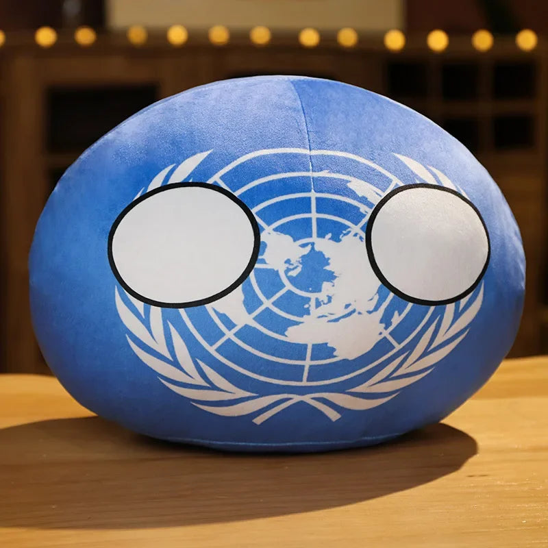Country Ball Toys Plush Polandball Hand Warmer Pillow Countryball USSR USA FRANCE RUSSIA UK JAPAN GERMANY ITALY Decor