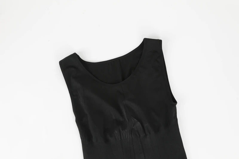 3PC Black Men Compression Shirt Tummy Control Slim Vest Waist Trainer Workout