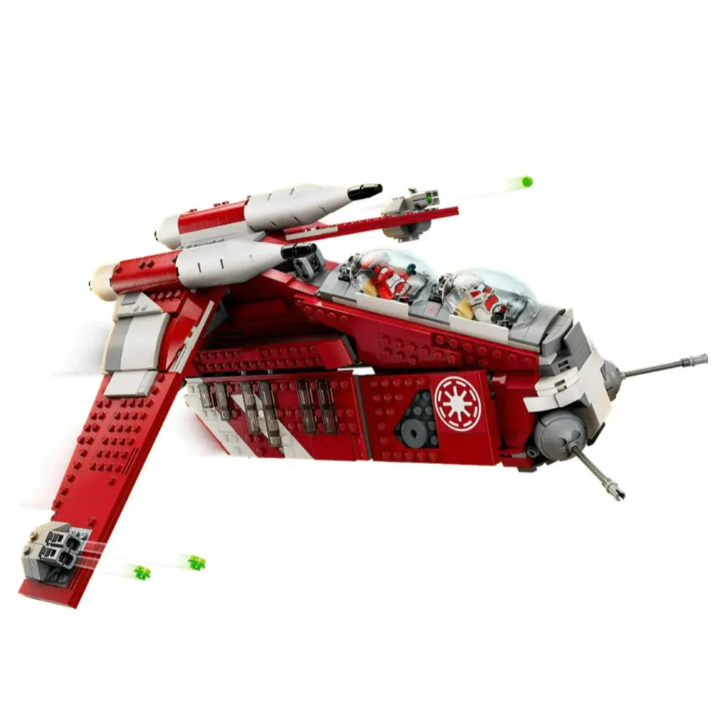 Staredamp Republic Gunship &amp Wars Building Blocks MOC Bricks Toys