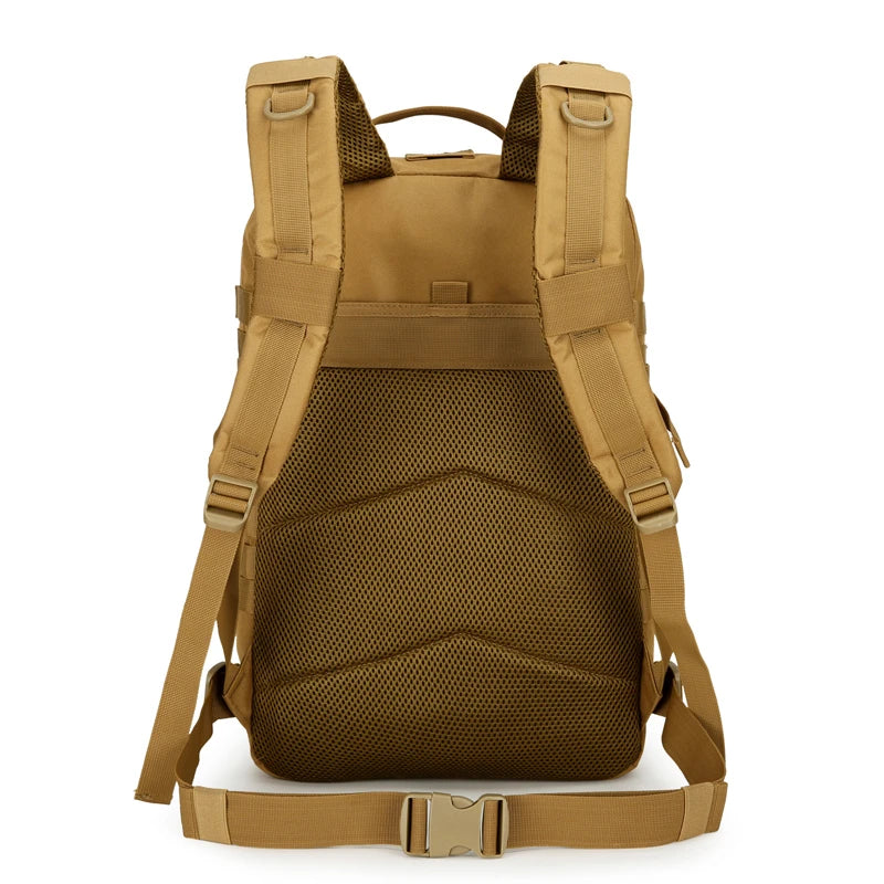 Hiking Backpack-Adjustable Shoulder Straps, Zipper Closure, Travel Hike Backpack