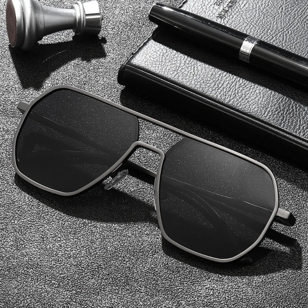 Fashion Trend Polarized Sunglasses for Men and Women Classic Toad Mirror Holiday Travel UV Resistant Sunglasses