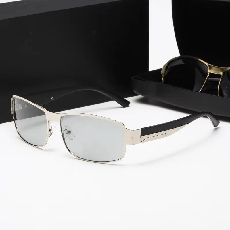 Photochromic Polarized Sunglasses UV400 Style Color-changing Lens Men Anti-glare Driving Eyeglasses  for Men