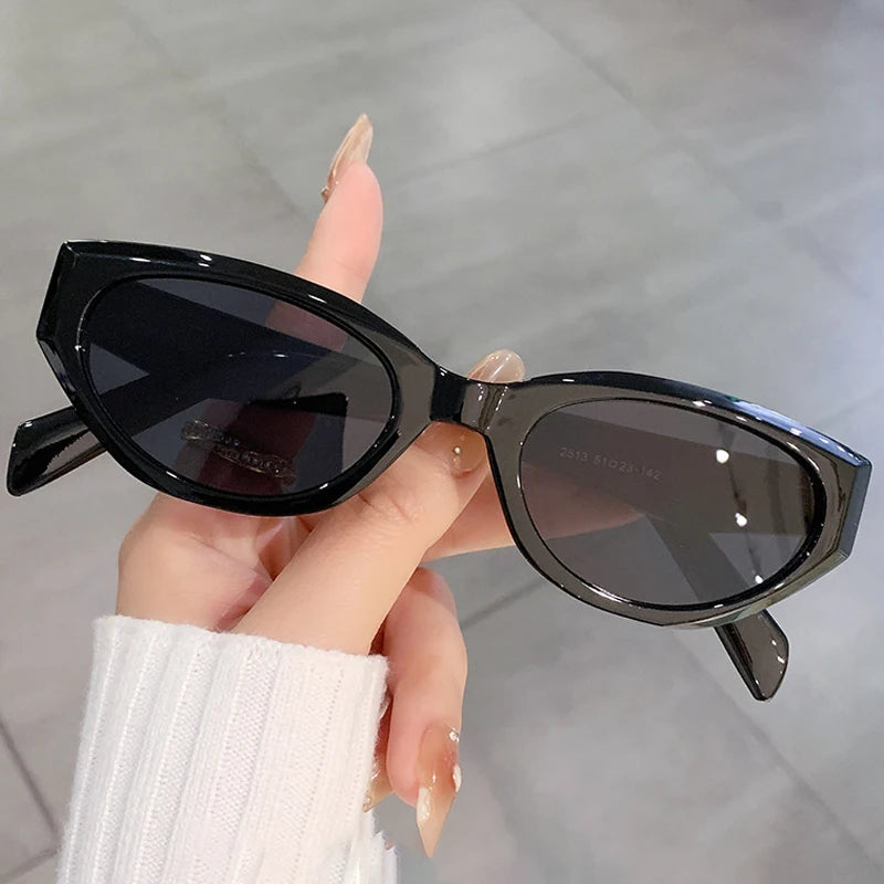 JNPCXI Retro Cat Eye Sunglasses Women Luxury Fashion Punk Sun Glasses for Ladies Shades Retro Eyewear UV400
