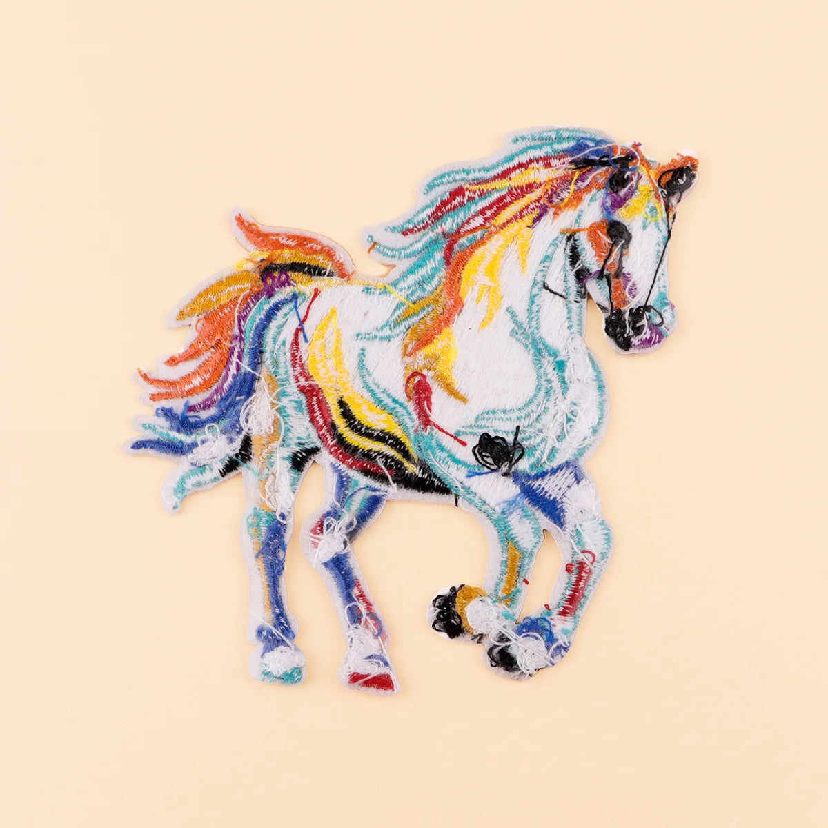 Colorful Horse Iron On Patch Clothes Patch For Clothing 2026 New Embroidered Patch Garment Apparel Accessories Sewing Stickers