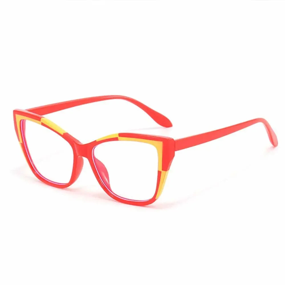 JNPCXI Square Women Glasses Frame Clear Anti-Blu-Ray Eyewear Fashion Red Men Optical Frame Wholesale Price
