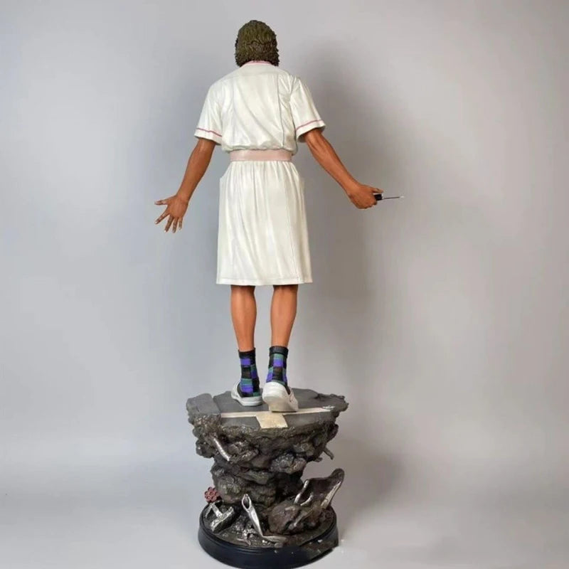 54cm Dc Heath Ledger Nurse Uniform Joker Series Figure Standing Scene Handmade