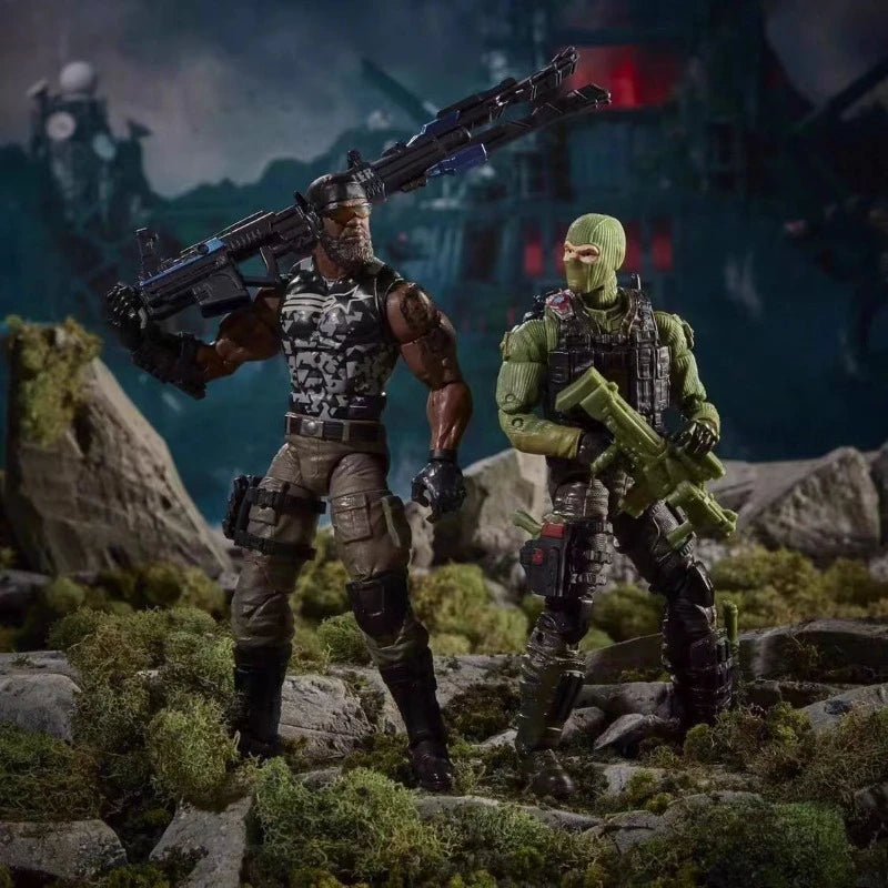 Original Hasbro G.I. Joe Classified Series COBRA ISLAND WAYNE BEACH HEAD SNEEDEN Anime Figure Model Toys Ornaments