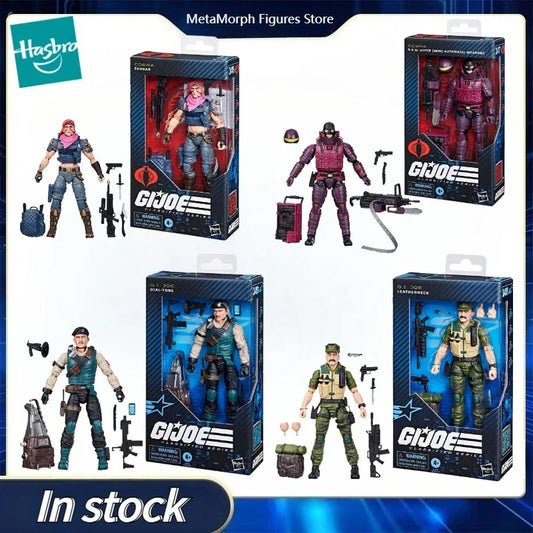 Original Hasbro G.I. Joe Classified Series Saw Viper/Leatherneck/Dial Tone/Zandar Action Figure Collection Model Toys