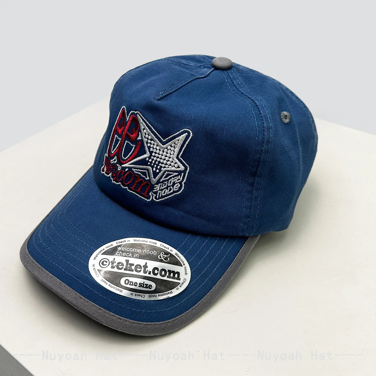 New Men Women Retro Orangutan Star Letter Embroidery Baseball Hats Sunshade Personal Versatile Color Block Peaked Caps Fashion