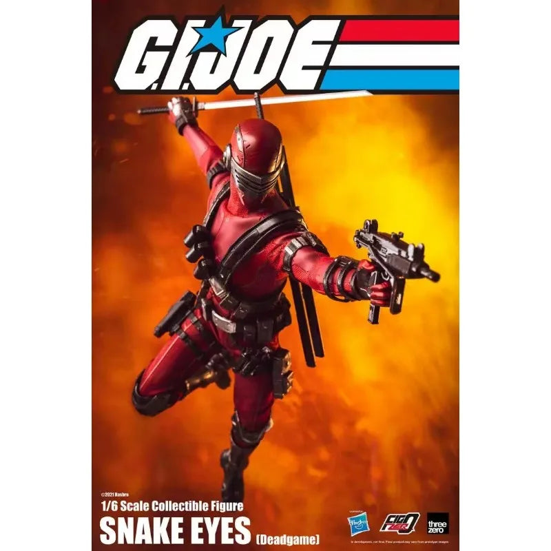 Original Hasbro Threezero FigZero G.I. Joe Series 1/6 SNAKE EYES Deadgame Action Toy Figure Mode Collection