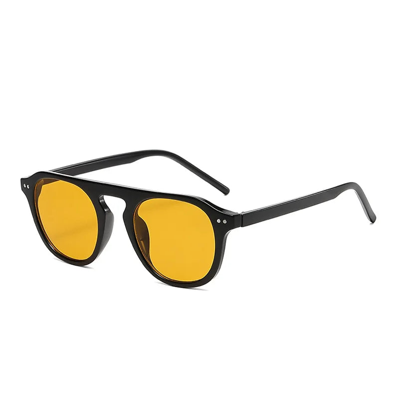 JNPCXI Retro Square Rivets Sunglasses Men Fashion Luxury Shades Trending Women Sun Glasses UV400 Eyewear