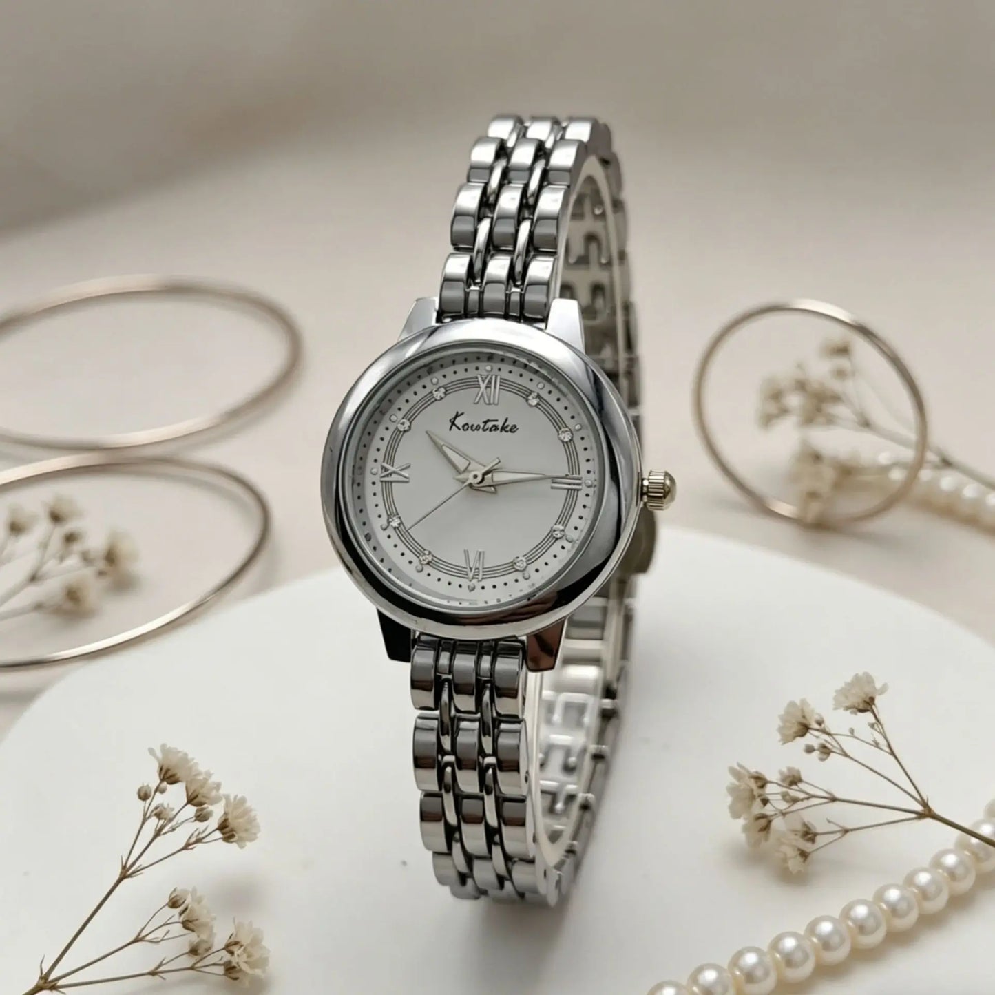 Top Brand Luxury Womens Watches Fashion Steel Quartz Wrist Watches for Women Gold Watch Women Geneva Relogio Feminino Gifts