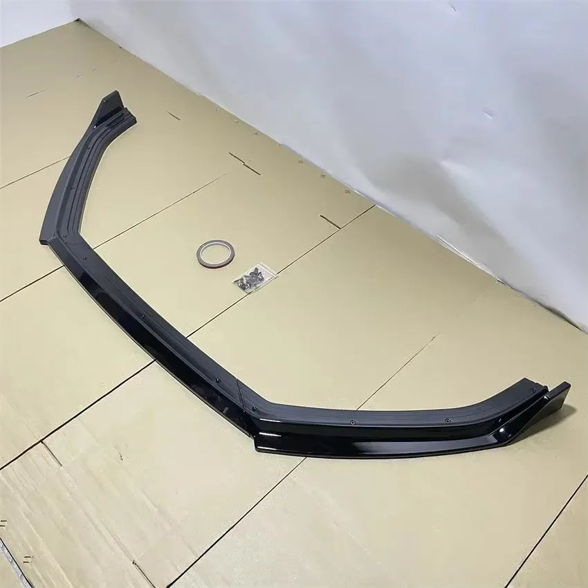 For VW POLO MK5 TSI TGI MPI 2014 2015 2016 2017 Car Front Bumper Lip Spoiler Splitter Diffuser Separator Bodykits Gloss Black