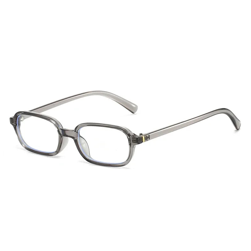 JNPCXI New Vintage Small Rectangle Sunglasses Women Shades UV400 Fashion Men Sun Glasses Clear Lens Frame