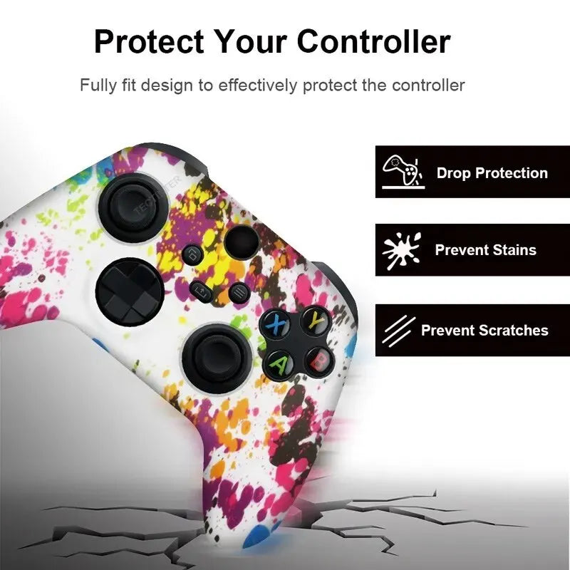 Soft Silicone Case For Xbox Series X/S Controller Protective Skin Gamepad Access