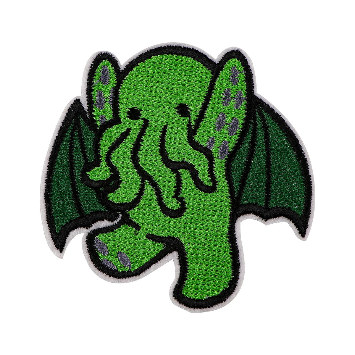 Green Elephant Embroidery Patch Fairy Tale Iron On Patches For Clothing Thermoadhesive Patches On Clothes DIY Sew Cartoon Badges