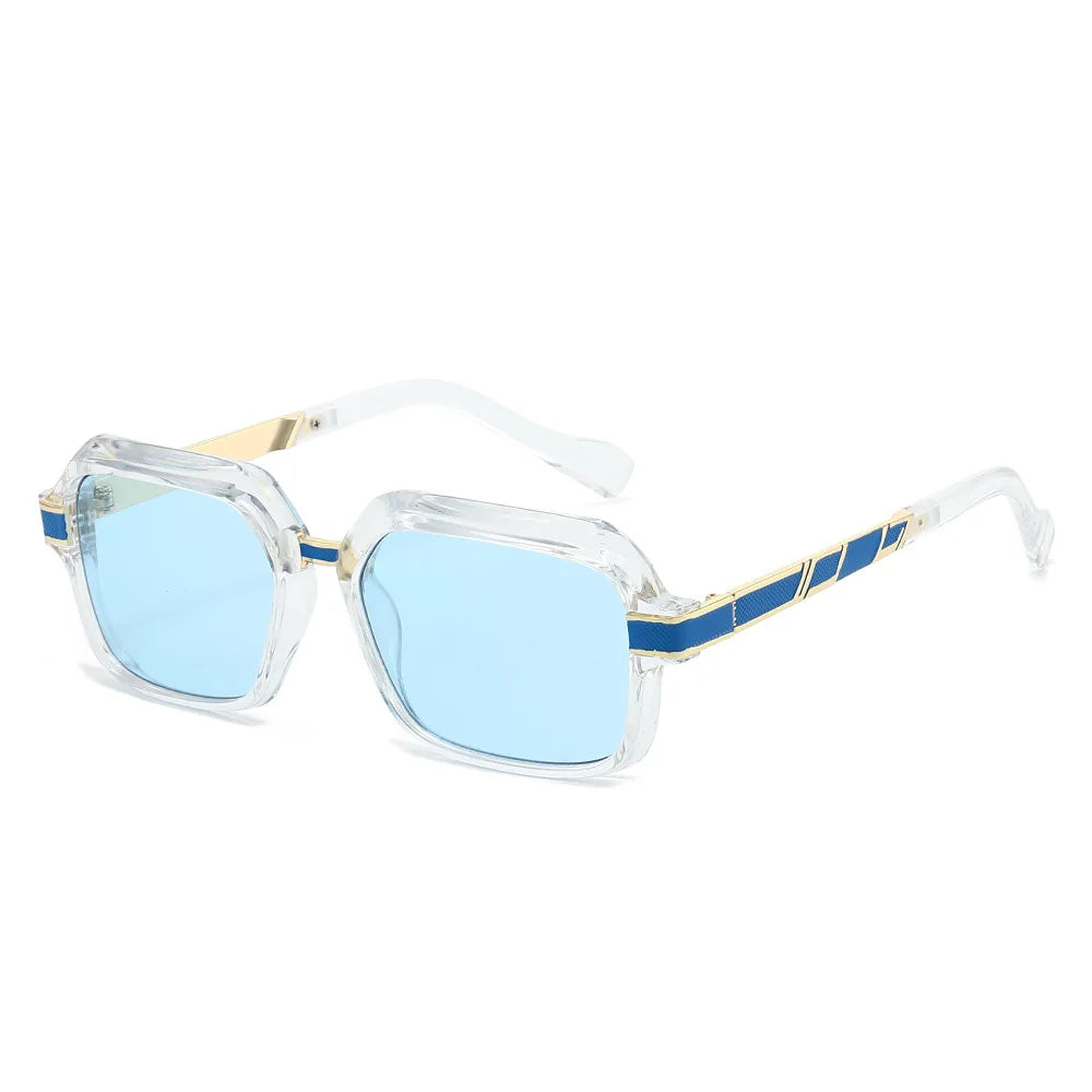 JNPCXI New Men Vintage Square Sunglasses Fashion Retro Sun Glasses Luxury Brand Design Shades Eyewear Women Goggles