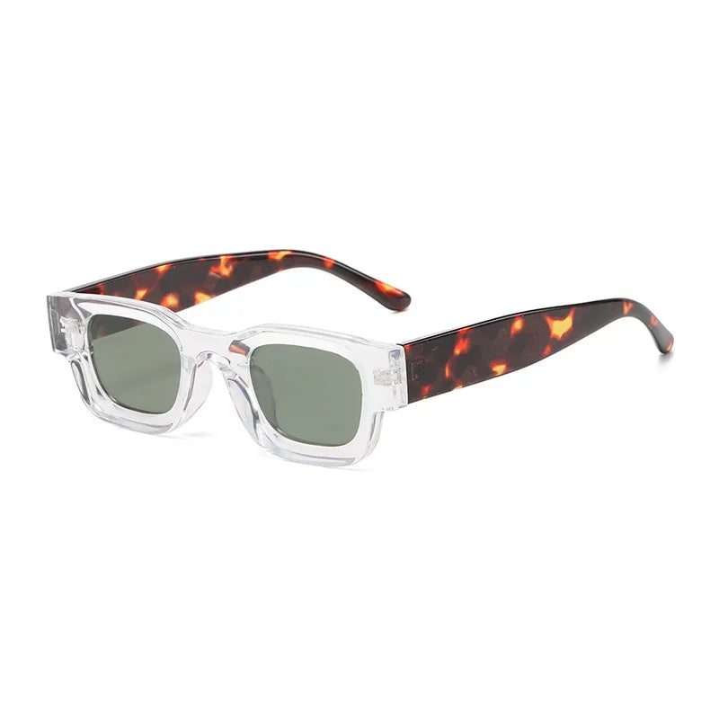 JNPCXI Polarized Ins Popular Fashion Small Square Sunglasses Women Retro Punk Shades Men Trending Sun Glasses UV400