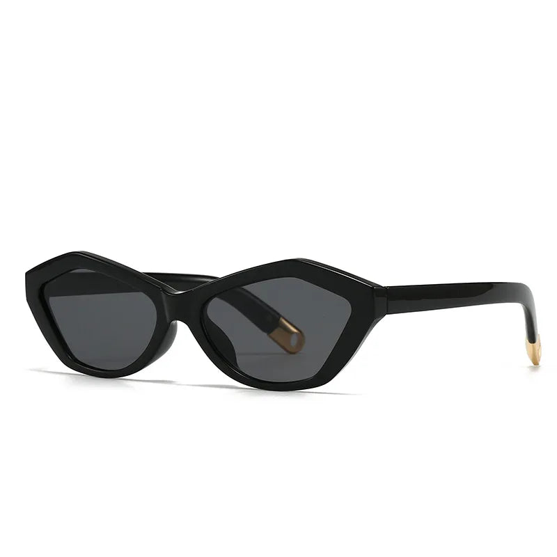 JNPCXI New Cat Eye Sunglasses Women Uv400 Female Green Blue Retro Sun Glasses for Men Decoration Ladies Gift