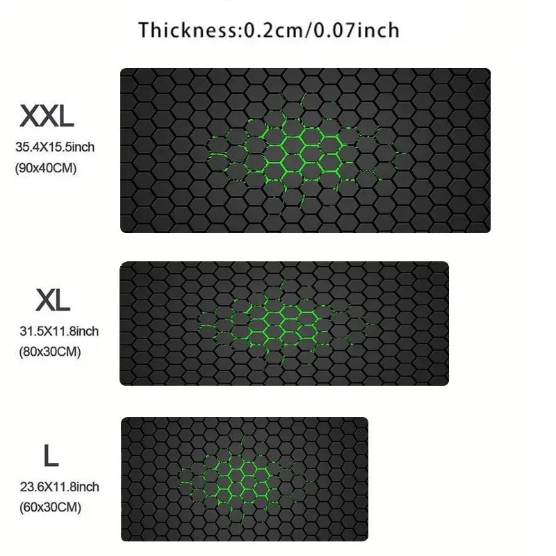Hexagon XXL Mousepad Computer New Soft Office Carpet Table Mat Big Mouse Pad Gamer Keyboard Desk Pad