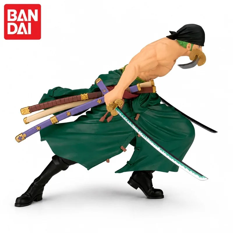 Special OfferIn Stock Bandai Original Banpresto One Piece Roronoa Zoro Action Figure Mol Doll Brand New Boxed Anime Characters T