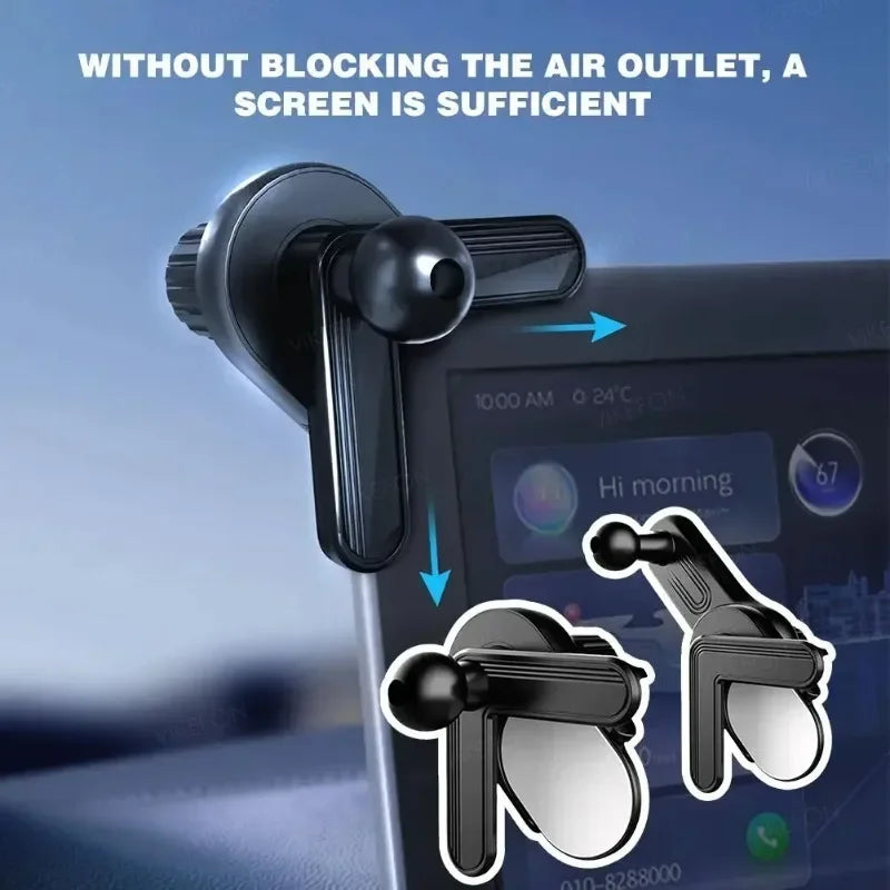 Car Mounted Floating Screen Phone Holder Ball Head Universal 17mm Display Screen Holder GPS Bracket Sticker Base for Model 3/Y/S
