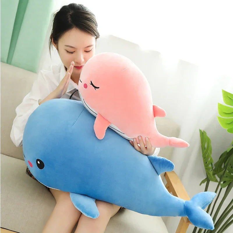 New Style Toy Very Soft Whale Plush Toys Cute High-quality Fish Pillow Cushion Kids Toys For Children Birthday Gifts