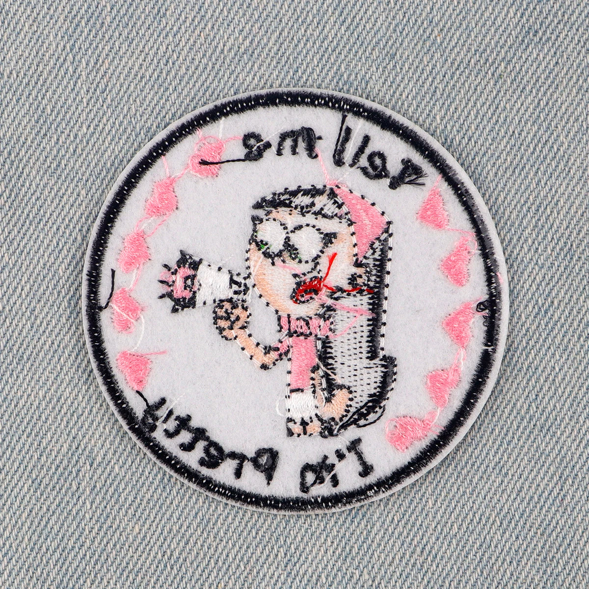 Pretty Girl Patch Cartoon Embroidered Patches For Clothes DIY Iron On Patches For Clothing Patches On Clothes Sew