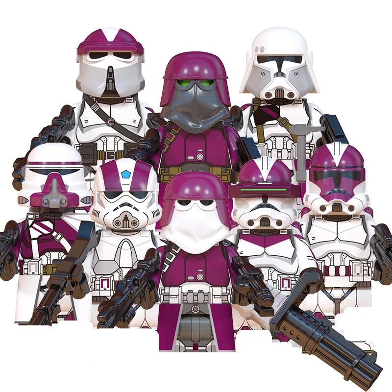 21st Nova Corps Minifigures Star Wars Army Pack Purple Clone Troopers M28
