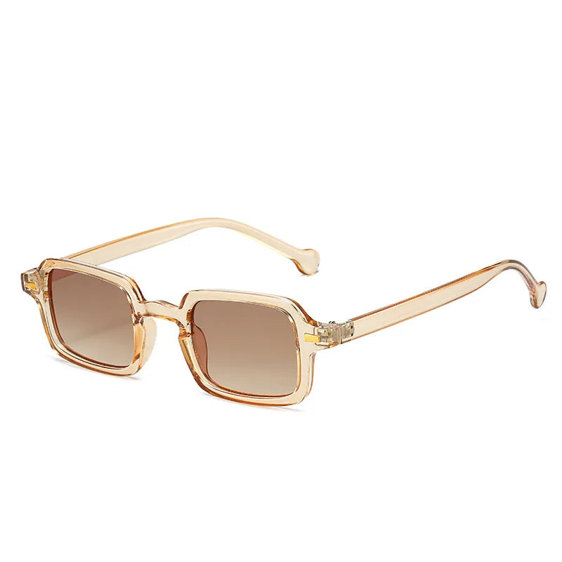 JNPCXI New Small Frame Square Sunglasses Women Fashion Rectangle Sun Glasses Brand Designer Vintage Eyeglasses Men UV400