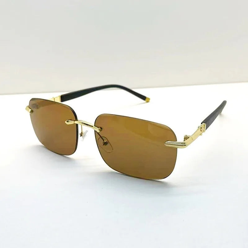 Frameless Lenses Driving Specific Glasses Anti Glare Glasses High-end Feel
