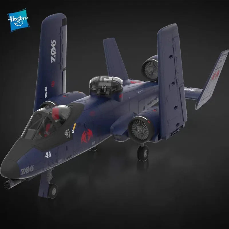 Original Hasbro G.I. Joe Classified Series Cobra Rattler Ground Attack Jet Anime Figures Toys Models Collection