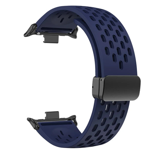 MidBlue Silicone Strap Redmi Watch 5/4, Magnetic Sports Band Mi Band 9/8 Pro