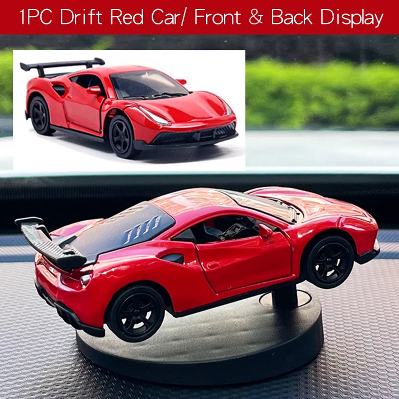 Drift Car dashboard toy model swing turning cool sports race, interior accessory